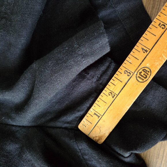 EUC OLD NAVY BLACK LINEN BLEND TANK ROMPER SIZE LARGE - Picture 16 of 16